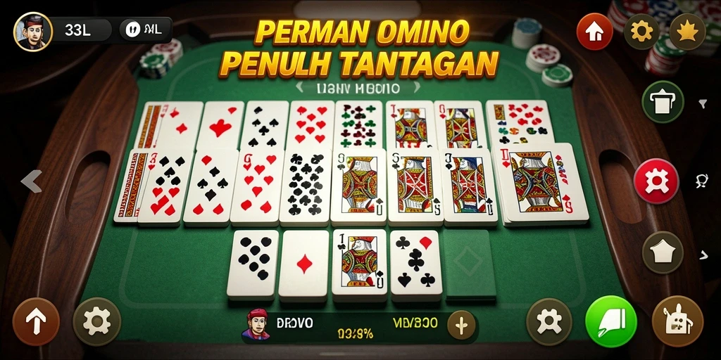 Tampilan gameplay menarik dari 33L yang menunjukkan momen seru permainan Domino.