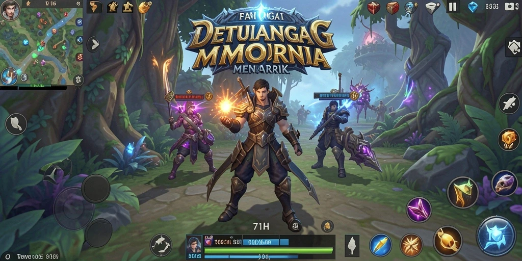 Gameplay menarik dan mendalam dari 71H dalam dunia MMORPG.