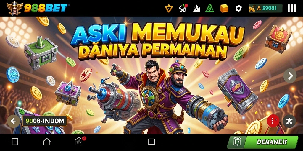 Tampilan aksi menarik dari gameplay 988BET dengan karakter bertarung.