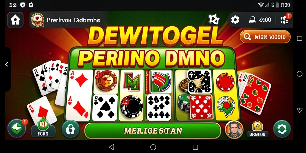 Tampilan gameplay seru dari DEWITOGEL yang menantang.