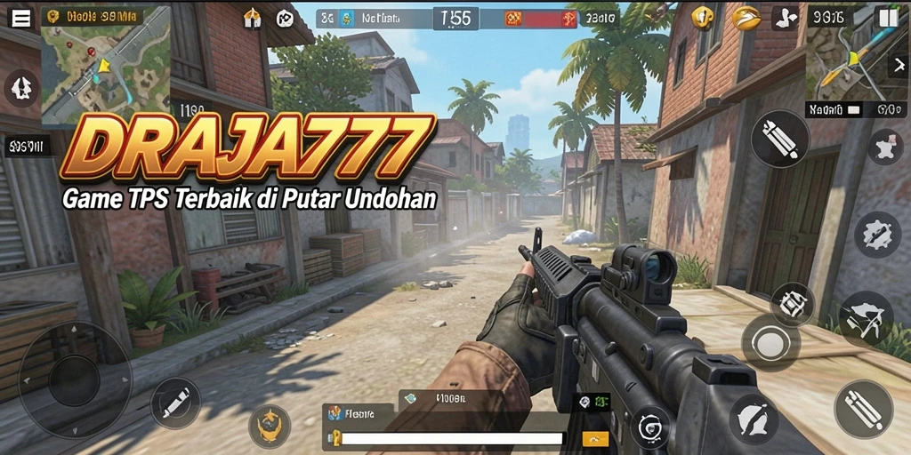 Screenshot DRAJA777 menampilkan momen aksi seru TPS.