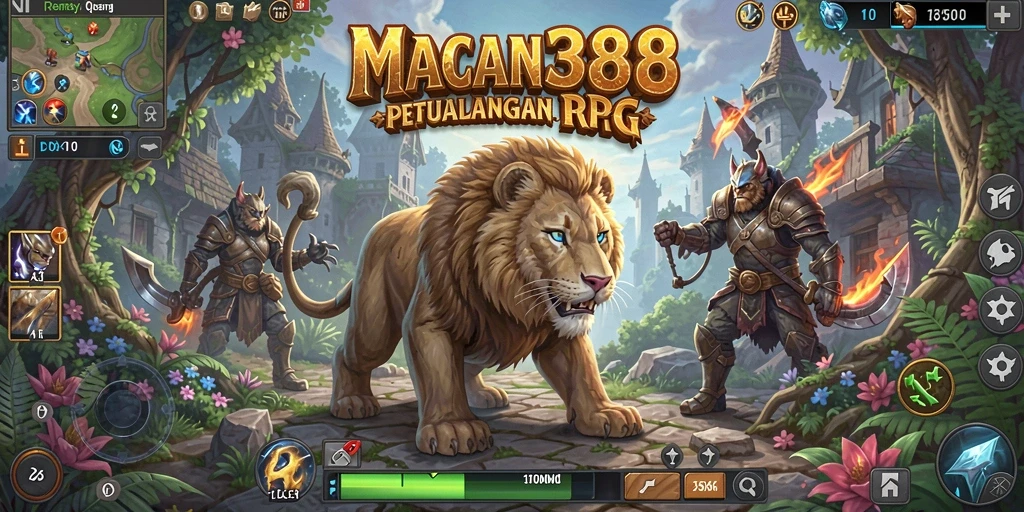 Tampilan luar biasa dari gameplay MACAN388 yang menampilkan pertempuran epik.