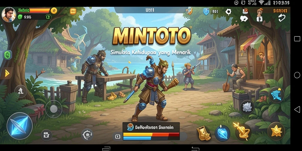Gameplay MINTOTO yang penuh warna dan menarik di dunia virtual.