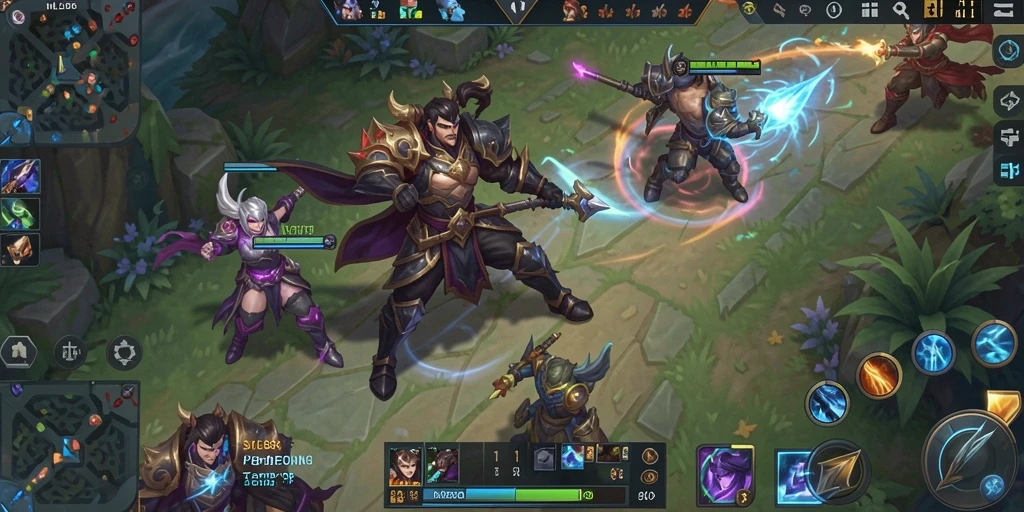 Tampilan gameplay MLBB8 menampilkan pertempuran strategis yang seru.