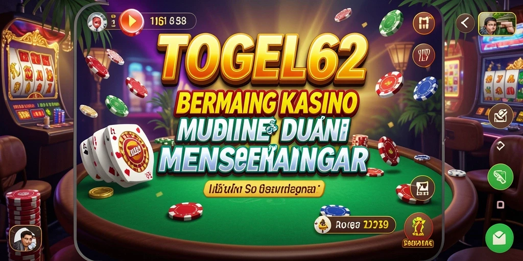 Tampilan gameplay TOGEL62 yang menarik dan interaktif.